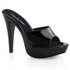Fabulicious - COCKTAIL501 Mules with heel - Black Product image